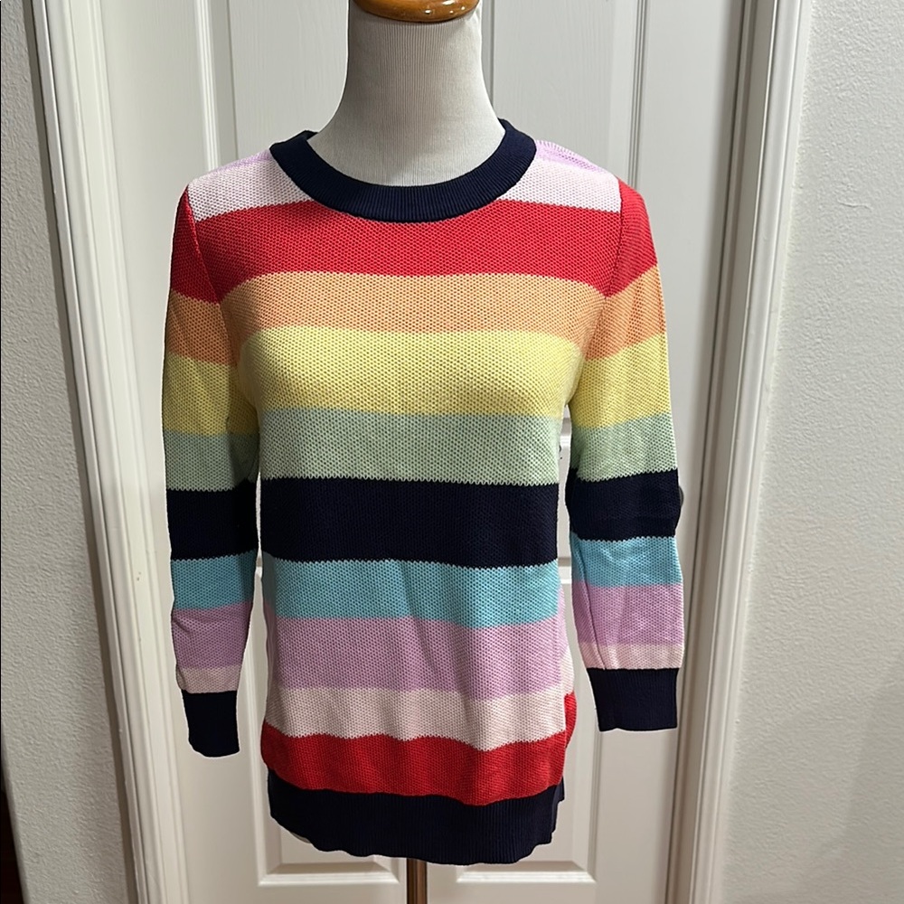 Halogen x Atlantic-Pacific Rainbow Sweater